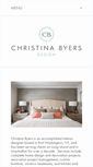 Mobile Screenshot of christinabyersdesign.com